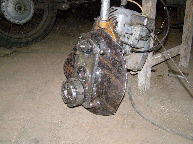 Самодельный мотоблок из кпп ваз Самодельный мотоблок из кпп ваз